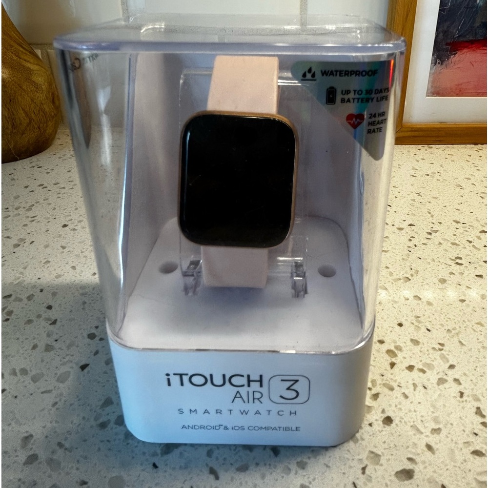 ITouch Air 3 Smart Watch Rose Gold w/Blush Strap 40mm